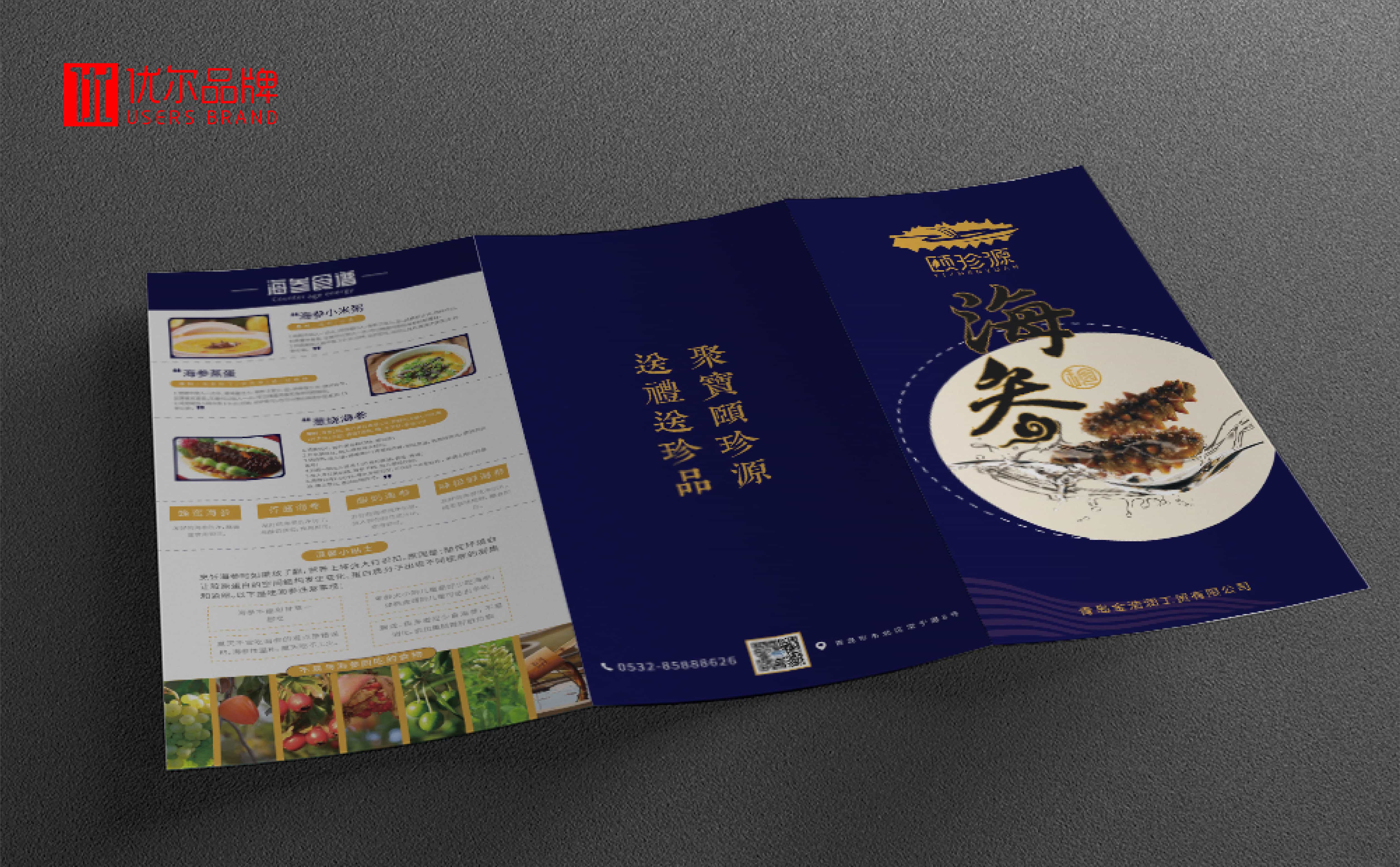 青島廣告公司，青島設計公司，青島策劃公司,青島logo設計，青島vi設計，青島海參品牌全案設計，青島海參品牌物料設計，青島海參品牌logo設計，青島海參品牌門頭設計，青島海參品牌vi設計，海參品牌全案設計